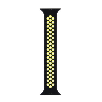 Elastic Silicone Watchband For Apple Watch Series 6 & SE & 5 & 4 40mm / 3 & 2 & 1 38mm, 135mm (White Black), 135mm (Black), 135mm (Black Yellow), 135mm (Black Grey), 135mm (Red Black), 150mm (White Black), 150mm (Black), 150mm (Black Yellow)           ...