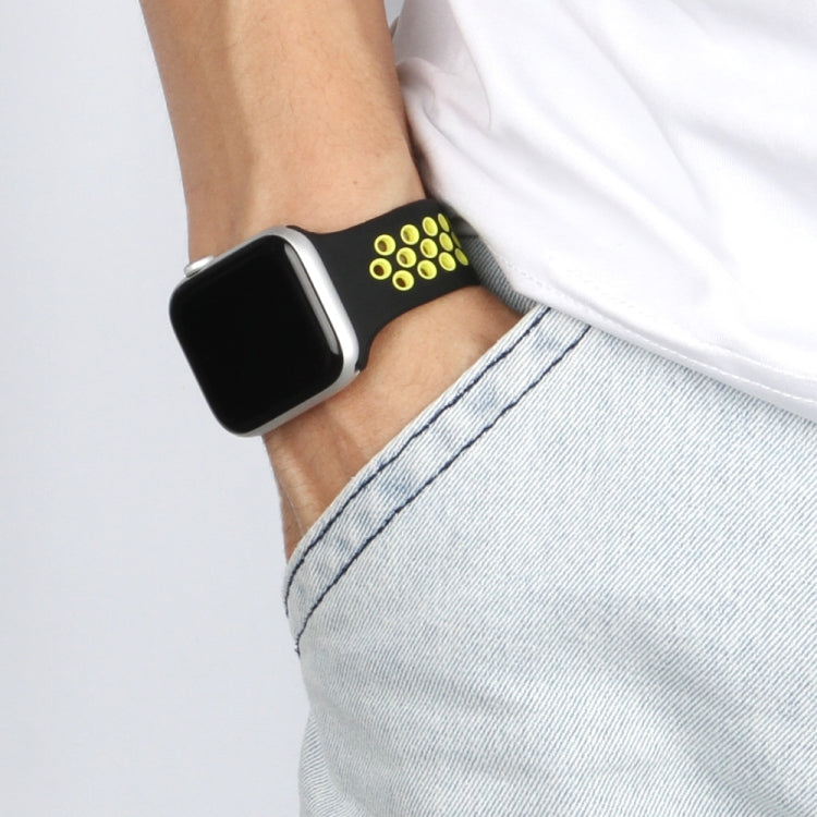 Elastic Silicone Watchband For Apple Watch Series 6 & SE & 5 & 4 40mm / 3 & 2 & 1 38mm, 135mm (White Black), 135mm (Black), 135mm (Black Yellow), 135mm (Black Grey), 135mm (Red Black), 150mm (White Black), 150mm (Black), 150mm (Black Yellow)           ...