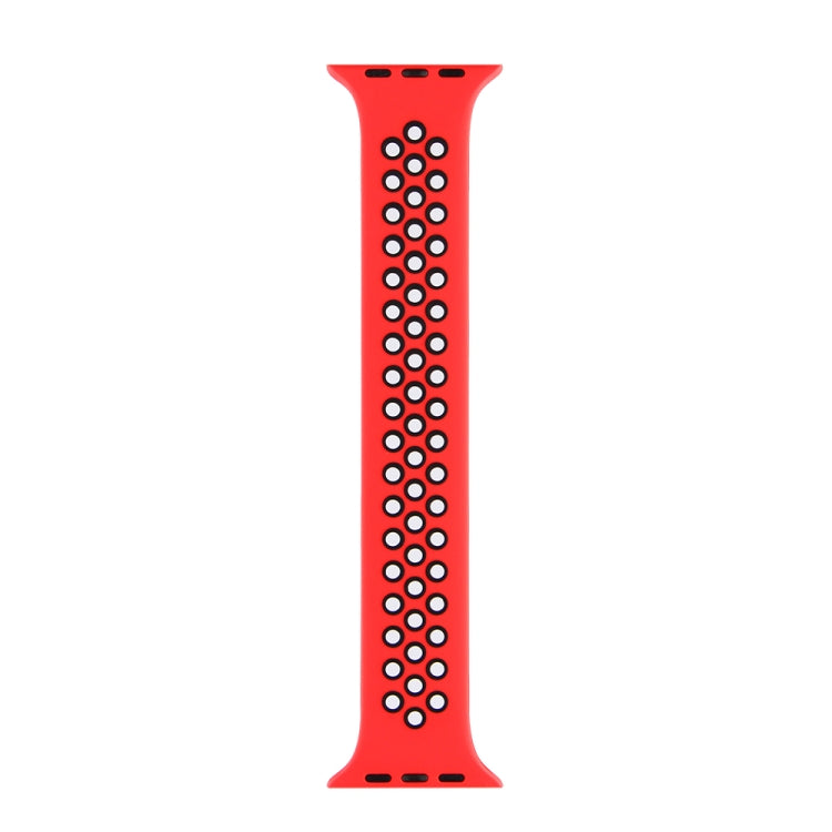 Elastic Silicone Watchband For Apple Watch Series 6 & SE & 5 & 4 44mm / 3 & 2 & 1 42mm, 150mm (White Black), 150mm (Black), 150mm (Black Yellow), 150mm (Black Grey), 150mm (Red Black), 160mm (White Black), 160mm (Black), 160mm (Black Yellow)           ...