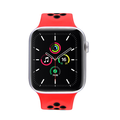 Elastic Silicone Watchband For Apple Watch Series 6 & SE & 5 & 4 44mm / 3 & 2 & 1 42mm, 150mm (White Black), 150mm (Black), 150mm (Black Yellow), 150mm (Black Grey), 150mm (Red Black), 160mm (White Black), 160mm (Black), 160mm (Black Yellow)           ...