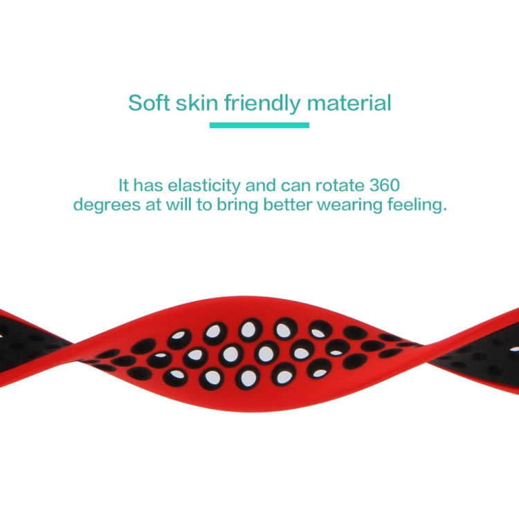 Elastic Silicone Watchband For Apple Watch Series 6 & SE & 5 & 4 44mm / 3 & 2 & 1 42mm, 150mm (White Black), 150mm (Black), 150mm (Black Yellow), 150mm (Black Grey), 150mm (Red Black), 160mm (White Black), 160mm (Black), 160mm (Black Yellow)           ...