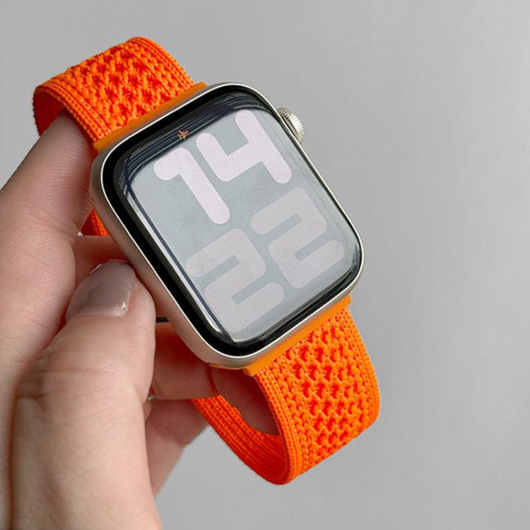 Knitted Nylon Braided Magnetic Buckle Watch Band, For Apple Watch 46mm / 49mm / 45mm / 44mm, For Apple Watch 42mm / 41mm / 40mm / 38mm