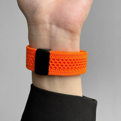 Knitted Nylon Braided Magnetic Buckle Watch Band, For Apple Watch 46mm / 49mm / 45mm / 44mm, For Apple Watch 42mm / 41mm / 40mm / 38mm