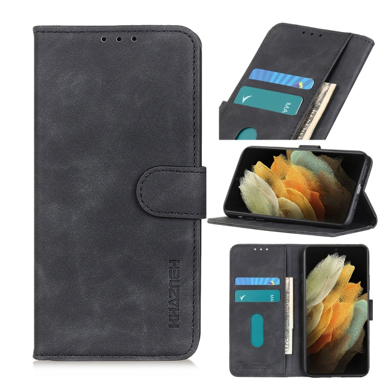KHAZNEH Retro Texture PU + TPU Horizontal Flip Leather Case with Holder & Card Slots & Wallet, For LG K42, For Huawei Nova 8 SE, For Huawei P Smart 2021, For Samsung Galaxy S21 5G, For Samsung Galaxy S21 Plus 5G, For Samsung Galaxy S30 Ultra           ...
