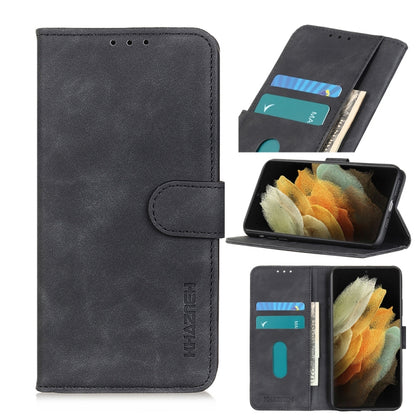 KHAZNEH Retro Texture PU + TPU Horizontal Flip Leather Case with Holder & Card Slots & Wallet, For LG K42, For Huawei Nova 8 SE, For Huawei P Smart 2021, For Samsung Galaxy S21 5G, For Samsung Galaxy S21 Plus 5G, For Samsung Galaxy S30 Ultra           ...
