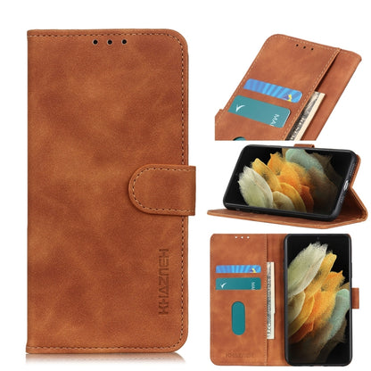 KHAZNEH Retro Texture PU + TPU Horizontal Flip Leather Case with Holder & Card Slots & Wallet, For LG K42, For Huawei Nova 8 SE, For Huawei P Smart 2021, For Samsung Galaxy S21 5G, For Samsung Galaxy S21 Plus 5G, For Samsung Galaxy S30 Ultra           ...