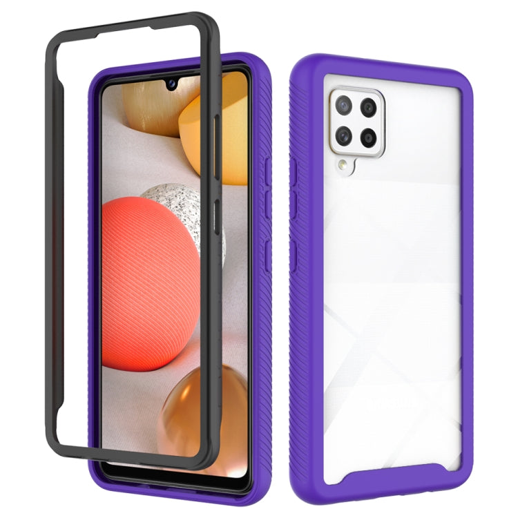 Starry Sky Solid Color Series Shockproof PC + TPU Protective Case, For Samsung Galaxy A42 5G