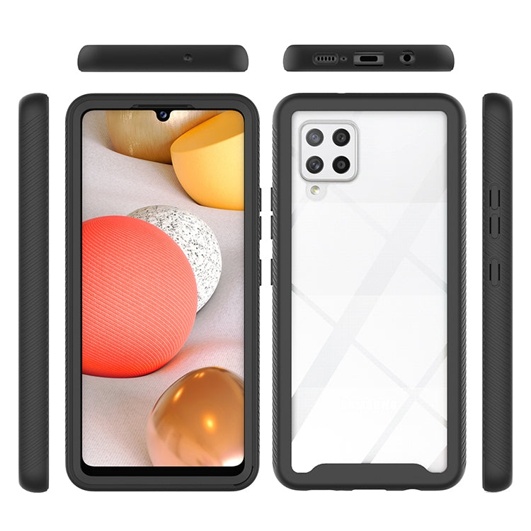 Starry Sky Solid Color Series Shockproof PC + TPU Protective Case, For Samsung Galaxy A42 5G