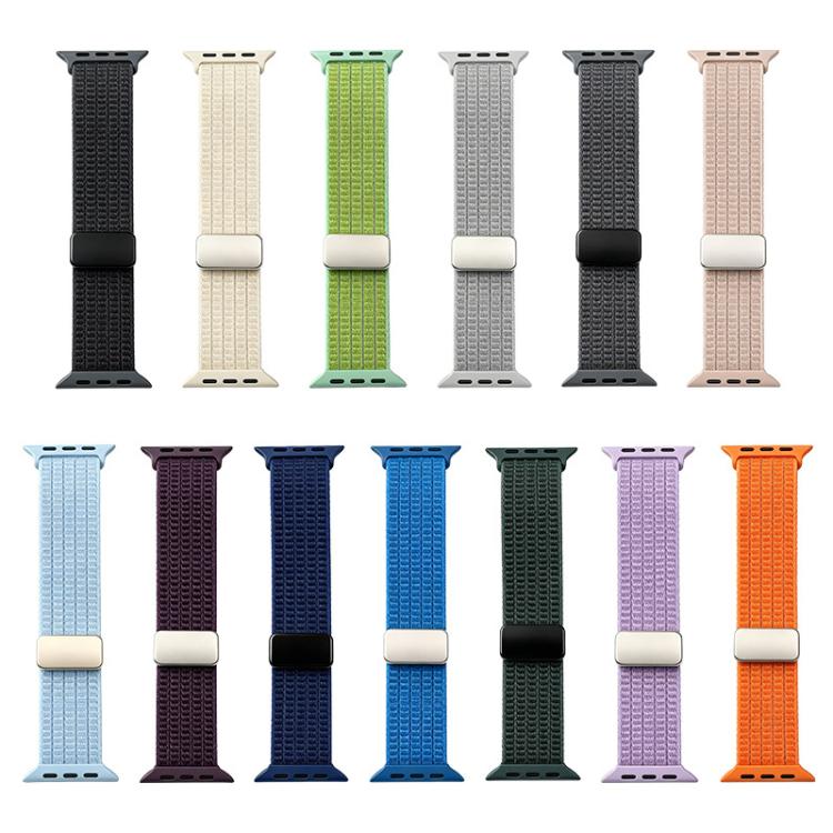 xDfind Magnetic Buckle Nylon Woven Watch Band, For Apple Watch 42 / 44 / 45 / 46 / 49mm, For Apple Watch 38 / 40 / 41 / S11 42mm
