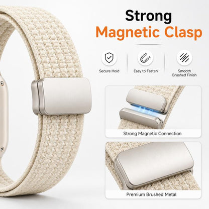 xDfind Magnetic Buckle Nylon Woven Watch Band, For Apple Watch 42 / 44 / 45 / 46 / 49mm, For Apple Watch 38 / 40 / 41 / S11 42mm