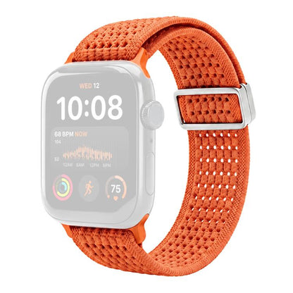 xDfind Magnetic Buckle Hollow-Out Nylon Woven Watch Band, For Apple Watch 42 / 44 / 45 / 46 / 49mm, For Apple Watch 38 / 40 / 41 / S11 42mm