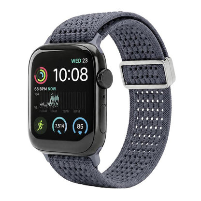 xDfind Magnetic Buckle Hollow-Out Nylon Woven Watch Band, For Apple Watch 42 / 44 / 45 / 46 / 49mm, For Apple Watch 38 / 40 / 41 / S11 42mm