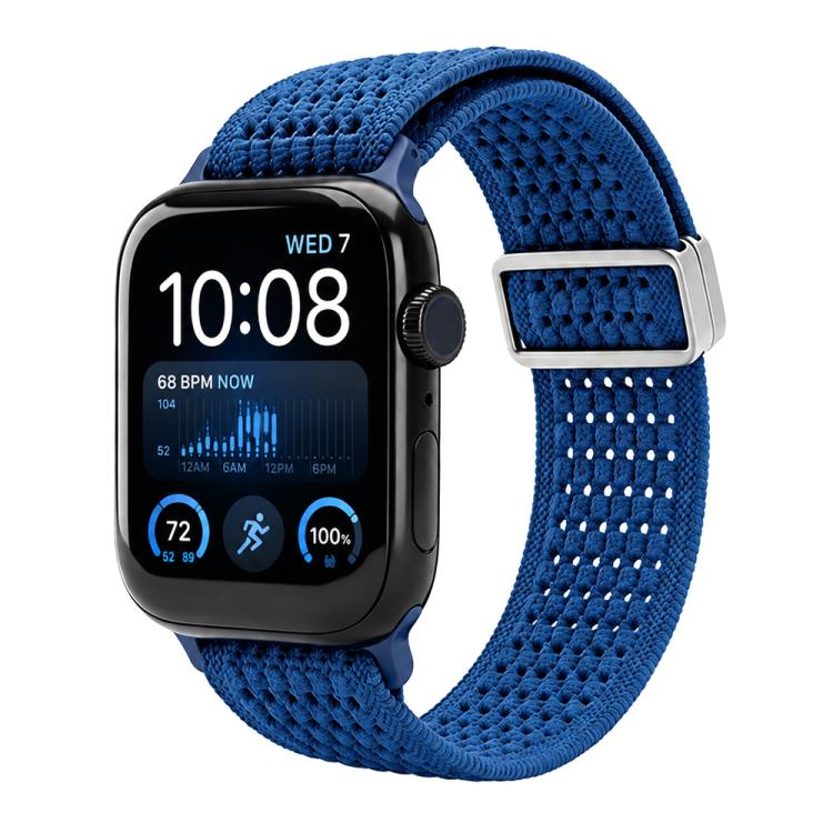 xDfind Magnetic Buckle Hollow-Out Nylon Woven Watch Band, For Apple Watch 42 / 44 / 45 / 46 / 49mm, For Apple Watch 38 / 40 / 41 / S11 42mm