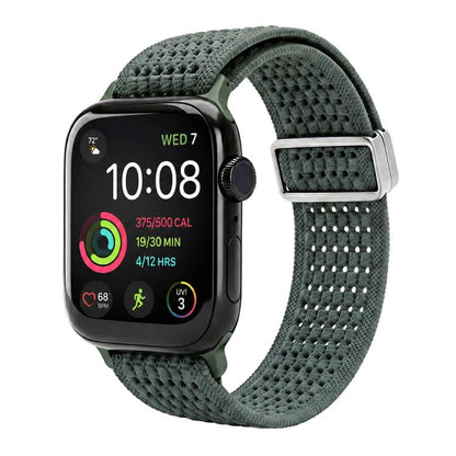 xDfind Magnetic Buckle Hollow-Out Nylon Woven Watch Band, For Apple Watch 42 / 44 / 45 / 46 / 49mm, For Apple Watch 38 / 40 / 41 / S11 42mm