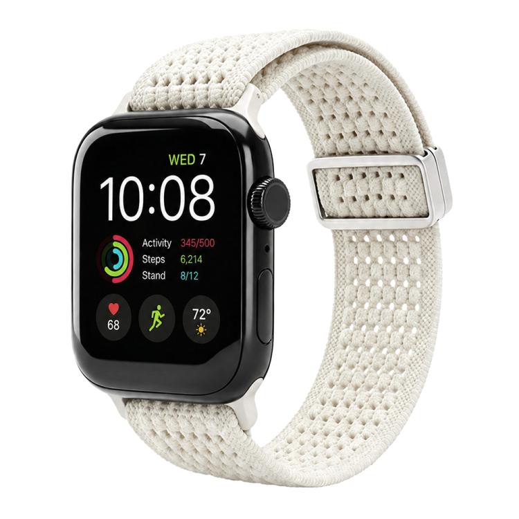 xDfind Magnetic Buckle Hollow-Out Nylon Woven Watch Band, For Apple Watch 42 / 44 / 45 / 46 / 49mm, For Apple Watch 38 / 40 / 41 / S11 42mm