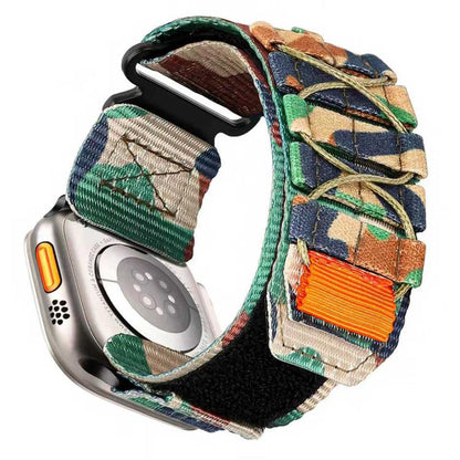 xDfind Sport Nylon Hook And Loop Fastener Watch Band, For Apple Watch 42 / 44 / 45 / 46 / 49mm, For Apple Watch 38 / 40 / 41 / S11 42mm
