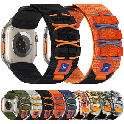 xDfind Sport Nylon Hook And Loop Fastener Watch Band, For Apple Watch 42 / 44 / 45 / 46 / 49mm, For Apple Watch 38 / 40 / 41 / S11 42mm