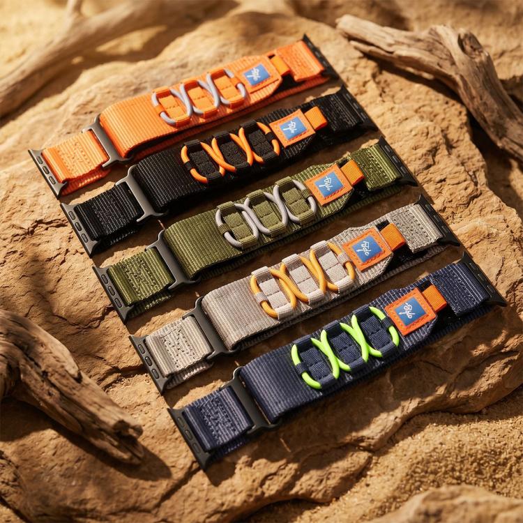 xDfind Sport Nylon Hook And Loop Fastener Watch Band, For Apple Watch 42 / 44 / 45 / 46 / 49mm, For Apple Watch 38 / 40 / 41 / S11 42mm