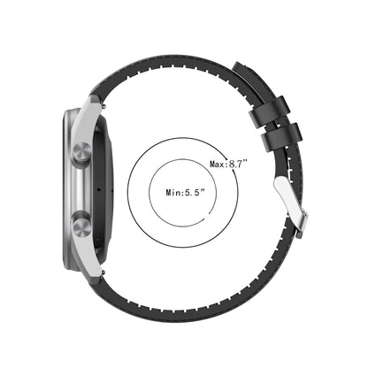 20mm Silicone Leather Replacement Strap Watchband for Samsung Galaxy Watch 3 41mm, For Samsung Galaxy Watch 3 41mm