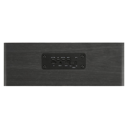 M5C Subwoofer Wooden Clock Bluetooth 4.2 Speaker, Support TF Card & 3.5mm AUX & FM Radio