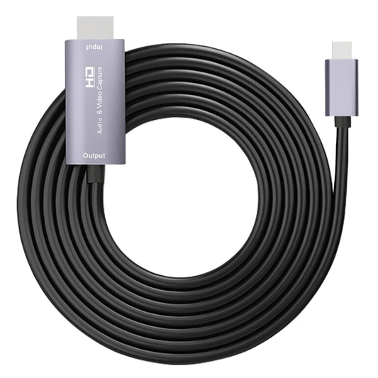 Z36A HDMI Male to USB-C / Type-C Male HD Video Capture Card, Cable Length: 2m, HDIMI to Type-C