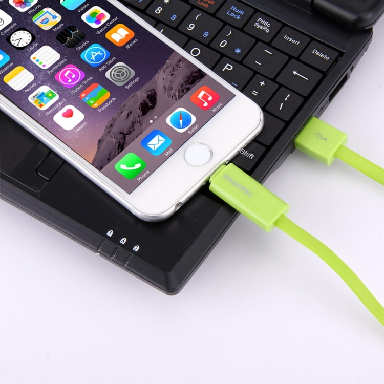 HAWEEL 1m 2 in 1 Micro USB & 8 Pin to USB Data Sync Charge Cable, 2 in 1, 2 in 1 Cable in two connectors