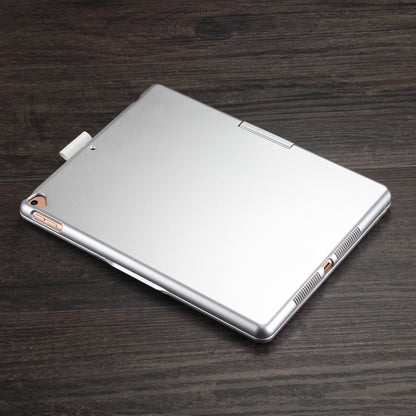 F102AS For iPad 10.2 inch Colorful Backlit Rotatable Bluetooth Keyboard Leather Tablet Case with Pen Slot Function