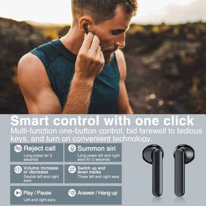 P100pro TWS Bluetooth 5.0 Touch Wireless Bluetooth Earphone with Charging Box & LED Smart Digital Display, Support Siri & Call