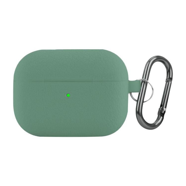 For AirPods Pro Litchi Texture Silicone Wireless Earphone Protective Case