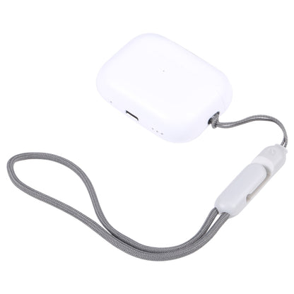 For Apple AirPods Pro 2 Wireless Bluetooth Earphone Anti-Lost Rope Phone Case Lanyard, High Imitation Grey