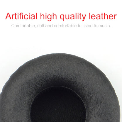 2pcs For JBL Synchros S400BT Headphones Imitation Leather + Memory Foam Soft Earphone Protective Cover Earmuffs, For Synchros S400BT White, For Synchros S400BT Black