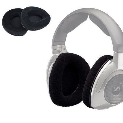 2 PCS For Sennheiser RS160 / 170 / HDR170 / 180 / 160 Flannelette Earphone Cushion Cover Earmuffs Replacement Earpads without Buckle, Flannelette