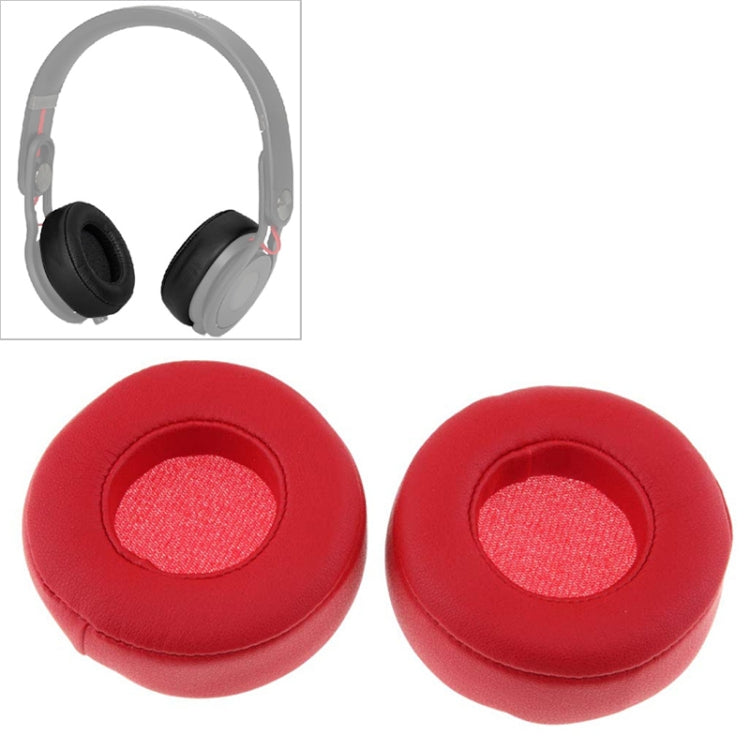 2 PCS For Beats Studio Mixr Headphone Protective Leather Cover Sponge Earmuffs, Black, Red, White