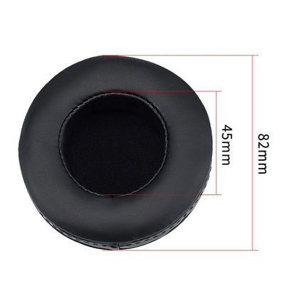 2 PCS For Skullcandy / HESH 2.0 HESH Thickened Earphone Cushion Cover Earmuffs Replacement Earpads with White Thread Sewing(Black)