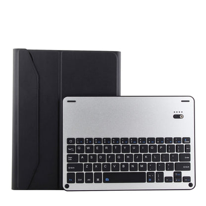 1139B Detachable Bluetooth 3.0 Aluminum Alloy Keyboard + Lambskin Texture Leather Tablet Case for iPad Pro 11 inch (2018), with Three-gear Adjustment / Magnetic / Sleep Function, 1139B