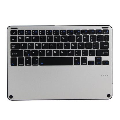 3018 Detachable Bluetooth 3.0 Aluminum Alloy Keyboard + Imitation Cloth Texture Leather Tablet Case for iPad Air / Air 2 / iPad Pro 9.7 inch, with Sleep / Water Repellent Function, 3018