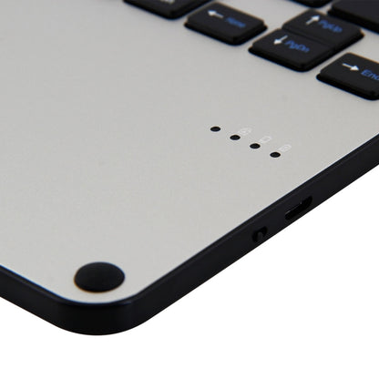 3018 Detachable Bluetooth 3.0 Aluminum Alloy Keyboard + Imitation Cloth Texture Leather Tablet Case for iPad Air / Air 2 / iPad Pro 9.7 inch, with Sleep / Water Repellent Function, 3018