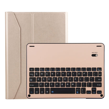 FT-1038B Detachable Bluetooth 3.0 Aluminum Alloy Keyboard + Lambskin Texture Leather Tablet Case for iPad Air / Air 2 / iPad Pro 9.7 inch, with Water Repellent / Three-gear Angle Adjustment / Magnetic / Sleep Function, FT-1038B