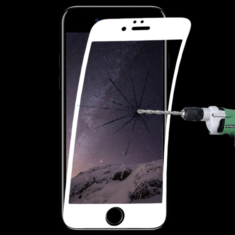 0.1mm 9H Full Screen Flexible Fiber Tempered Glass Film for iPhone 6 & 6s, For iPhone 6 & 6s Black, For iPhone 6 & 6s White