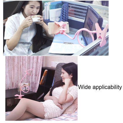 Universal Multifunctional Flexible Long Arm Lazy Bracket Desktop Headboard Bedside Car Phone Holder Stand Tablet Mount, Tablet Mount Black