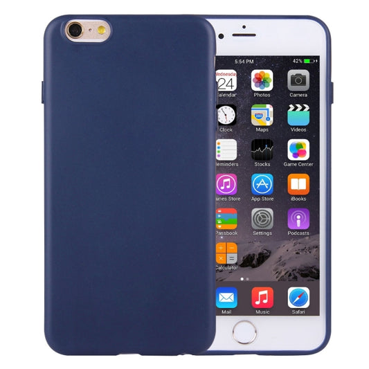 For iPhone 6 & 6s Solid Color TPU Protective Case Without Round Hole
