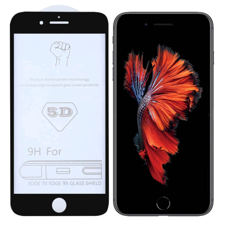 9H 5D Full Glue Full Screen Tempered Glass Film for iPhone 6 / 6s, For iPhone 6 / 6s (1 PC)