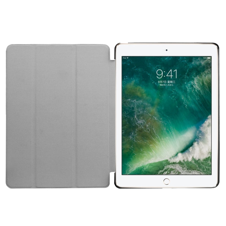 For iPad 9.7 (2018) & iPad 9.7 (2017) Custer Texture Horizontal Flip Leather Case with Three-folding Holder & Sleep / Wake-up Function, For iPad 9.7 (2018) & iPad 9.7 (2017), For iPad 9.7 (2018), For iPad 9.7 inch 2017