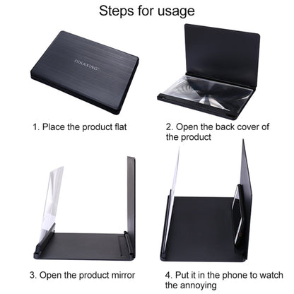 9X Ultra-thin Mobile Phone Eye Protection Screen Magnifier