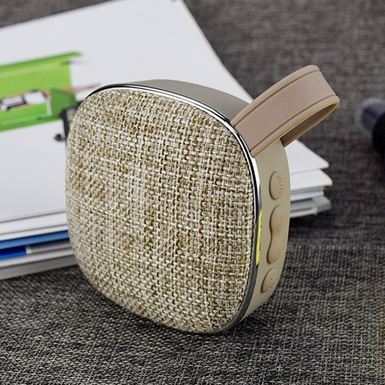 X25new Cloth Texture Square Portable Mini Bluetooth Speaker, Support Hands-free Call & TF Card & AUX, X25new Orange, X25new Green, X25new Grey, X25new Blue