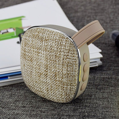 X25new Cloth Texture Square Portable Mini Bluetooth Speaker, Support Hands-free Call & TF Card & AUX, X25new Orange, X25new Green, X25new Grey, X25new Blue