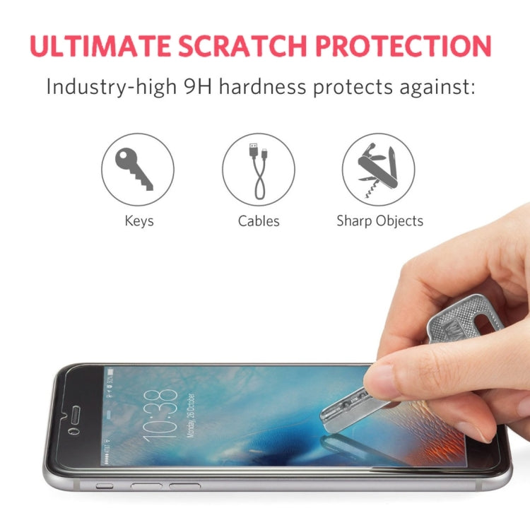 ENKAY for iPhone 8 & iPhone 7  Hat-Prince 0.26mm 9H+ Surface Hardness 2.5D Privacy Anti-glare Non-full Tempered Glass Film, For 7
