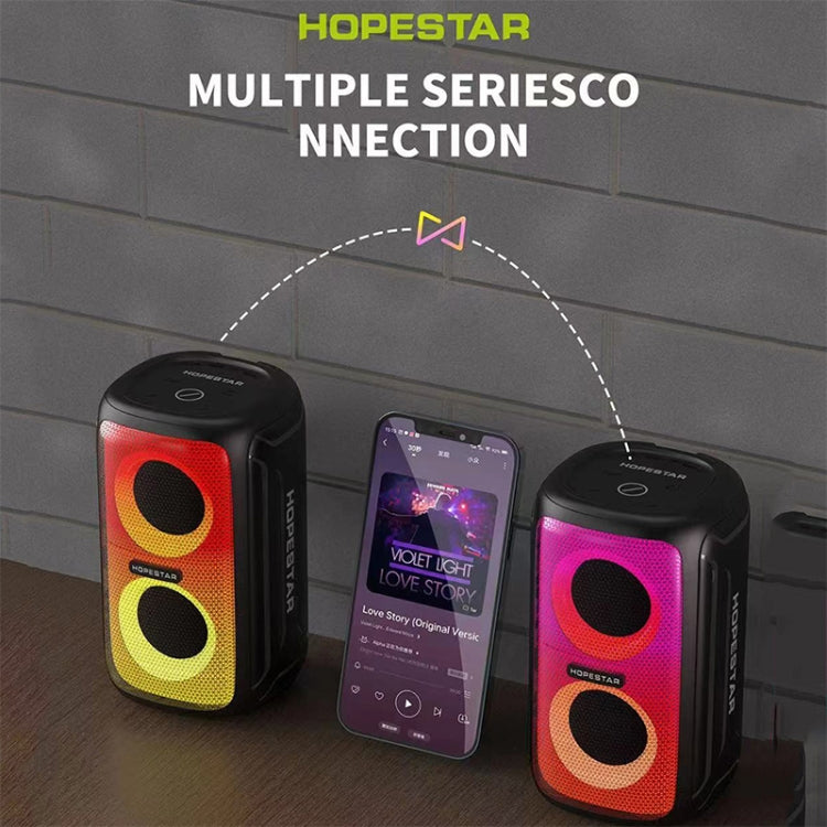 HOPESTAR Party 110 Mini Colorful Lights Wireless Bluetooth Speaker, Party 110 Mini (Black), Party 110 Mini (Green), Party 110 Mini (Grey), Party 110 Mini (Blue)