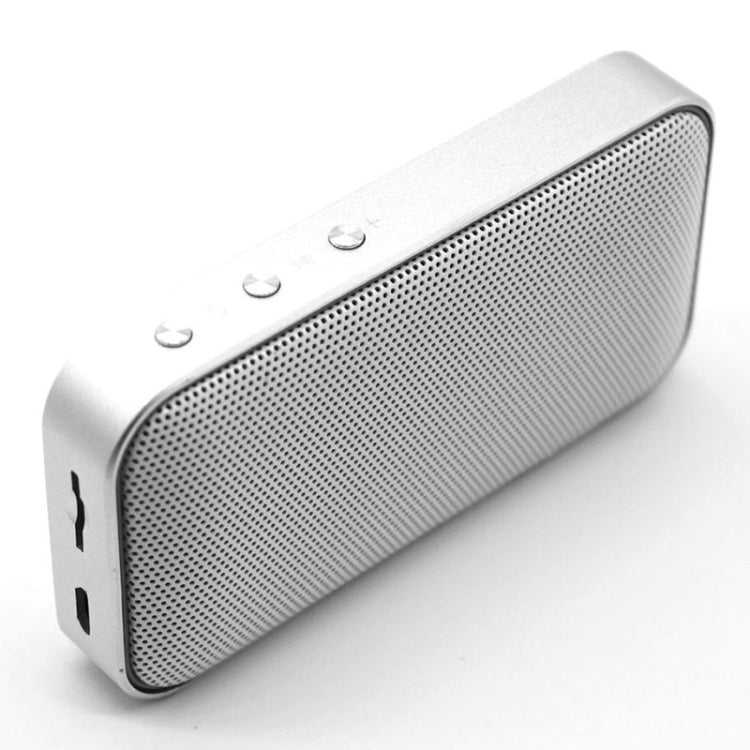BT209 Outdoor Portable Ultra-thin Mini Wireless Bluetooth Speaker, Support TF Card & Hands-free Calling, Silver, BT209