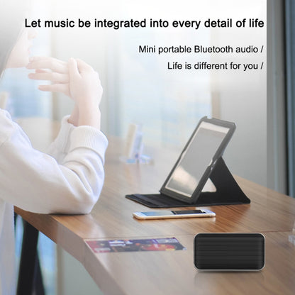 BT209 Outdoor Portable Ultra-thin Mini Wireless Bluetooth Speaker, Support TF Card & Hands-free Calling, Silver, BT209